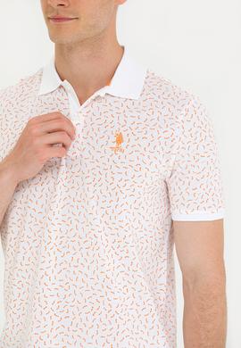 Erkek Turuncu Polo Yaka Tişört - 50263277033