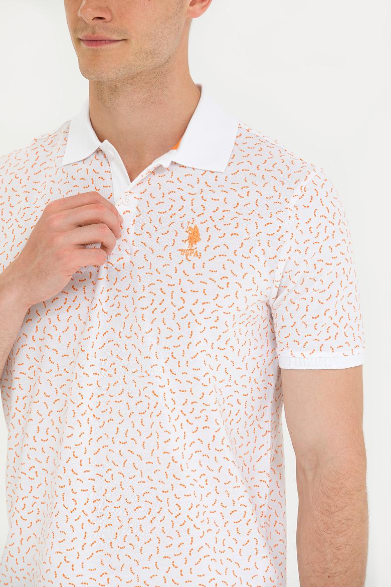 Erkek Turuncu Polo Yaka Tişört - 50263277033