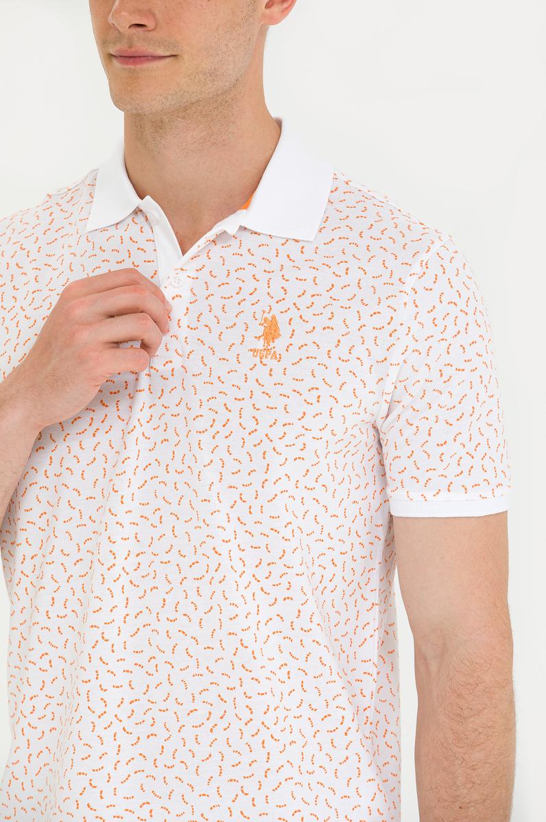 Erkek Turuncu Polo Yaka Tişört