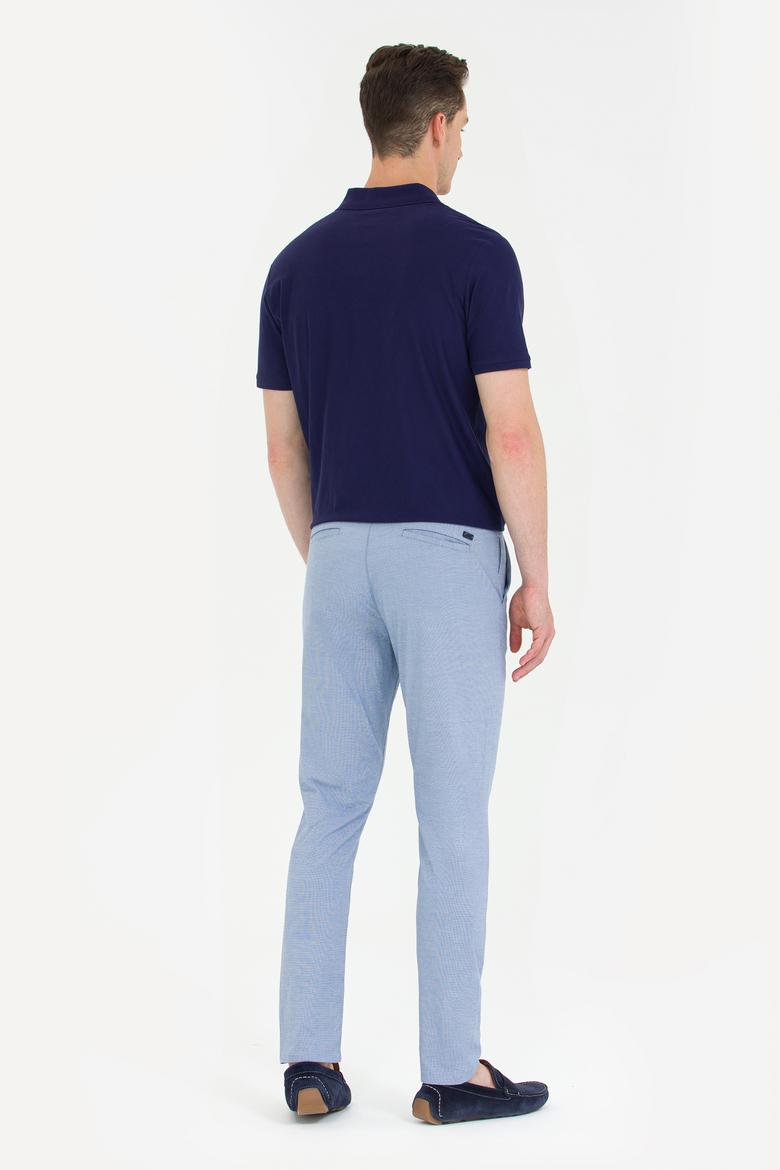 Erkek Carrot Fit Koyu Mavi Kanvas Pantolon - 50263794004