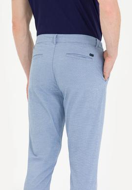 Erkek Carrot Fit Koyu Mavi Kanvas Pantolon - 50263794004