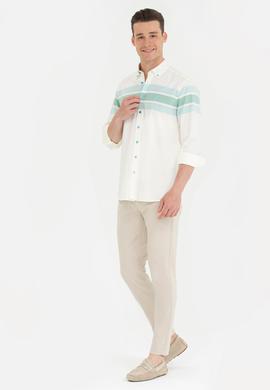 Erkek Taş Kanvas Pantolon - 50263821005