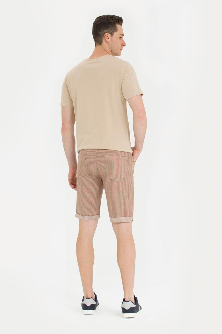 Erkek Yeşil Jean Şort - 50264329005