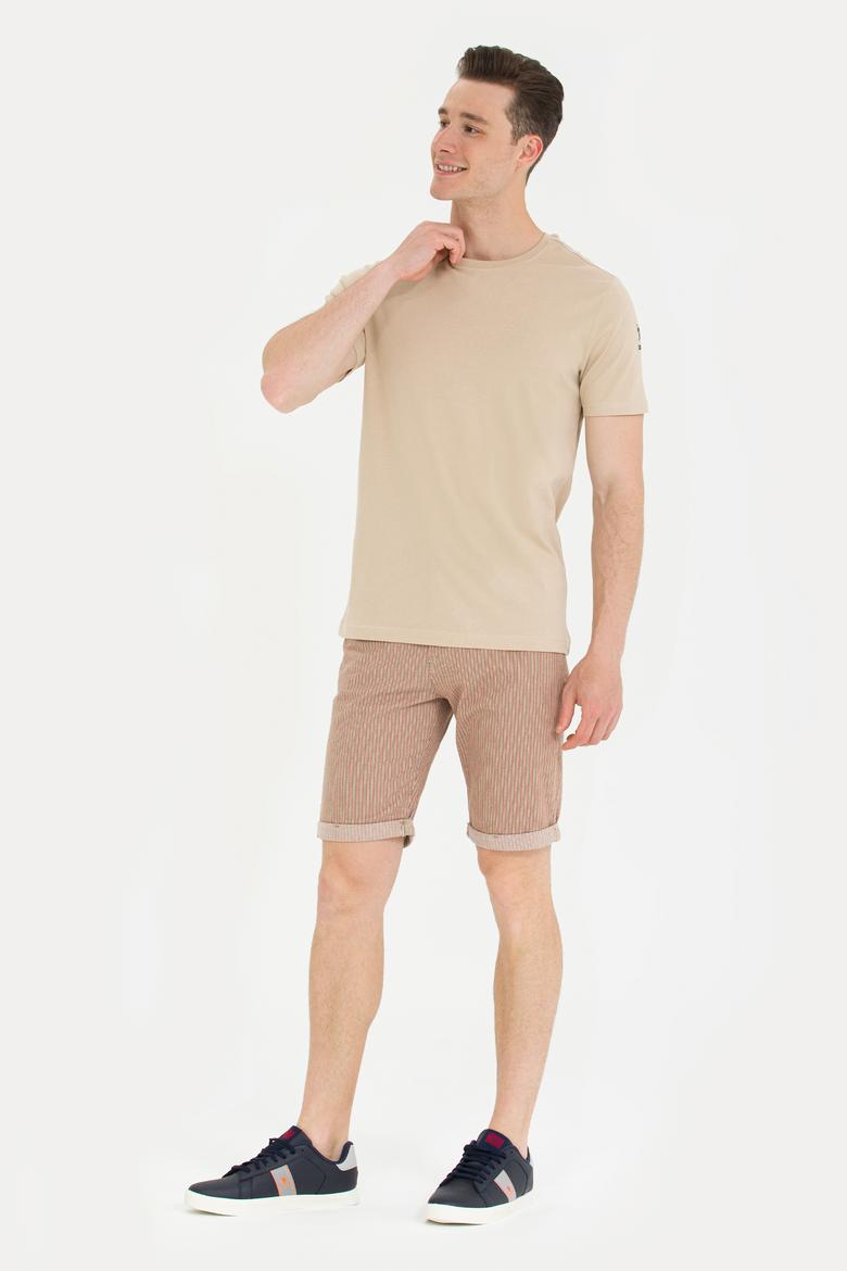 Erkek Yeşil Jean Şort - 50264329005