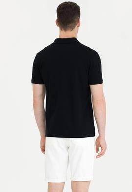 Erkek Siyah Polo Yaka Tişört - 50269835031