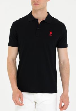 Erkek Siyah Polo Yaka Tişört - 50269835031