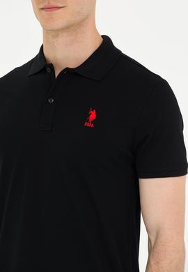 Erkek Siyah Polo Yaka Tişört - 50269835031