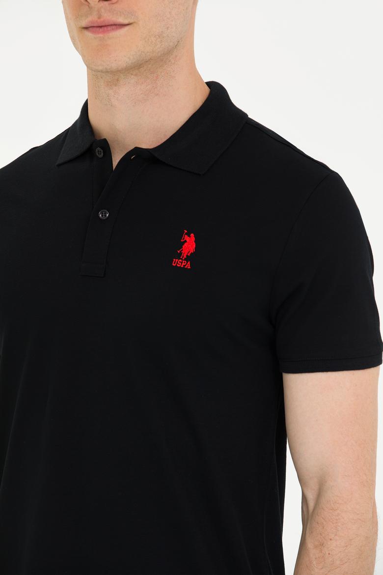 Erkek Siyah Polo Yaka Tişört - 50269835031