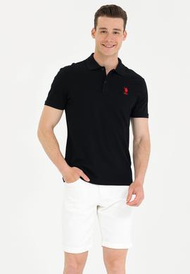 Erkek Siyah Polo Yaka Tişört - 50269835031