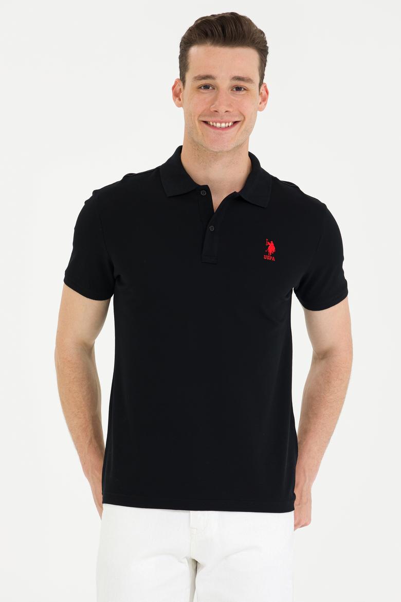 Erkek Siyah Polo Yaka Tişört