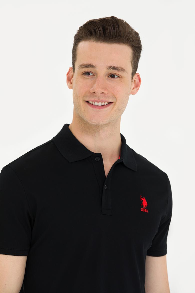 Erkek Siyah Polo Yaka Tişört - 50269835031