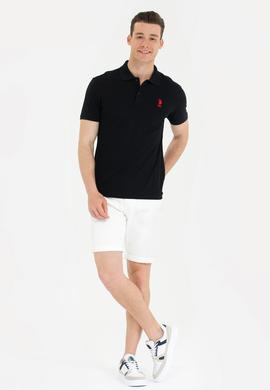 Erkek Siyah Polo Yaka Tişört - 50269835031