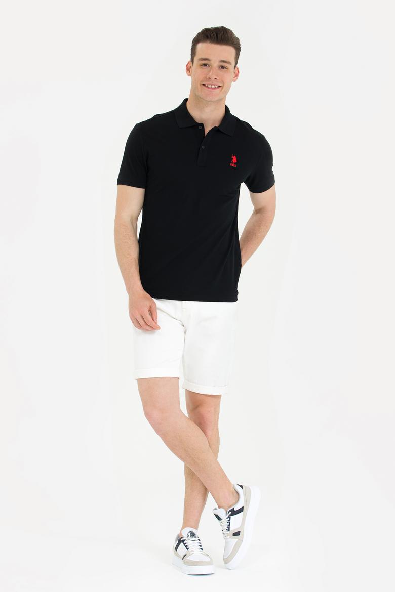 Erkek Siyah Polo Yaka Tişört - 50269835031