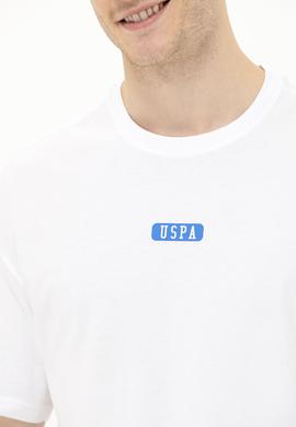 Erkek Beyaz Oversize Bisiklet Yaka Tişört - 50264932056