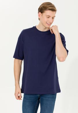 Erkek Lacivert Tişört - 50265229023