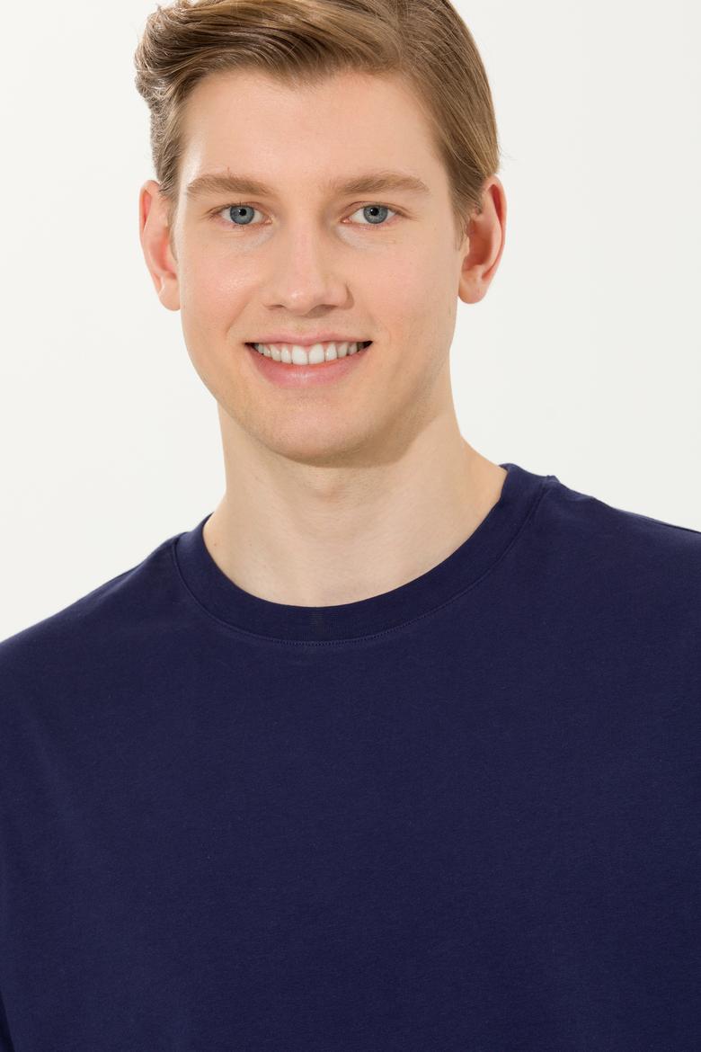 Erkek Lacivert Tişört - 50265229023