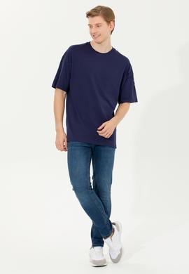 Erkek Lacivert Tişört - 50265229023