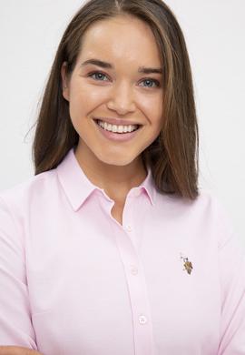 Kadın Pembe Gömlek Uzunkol Basic - 50219521058