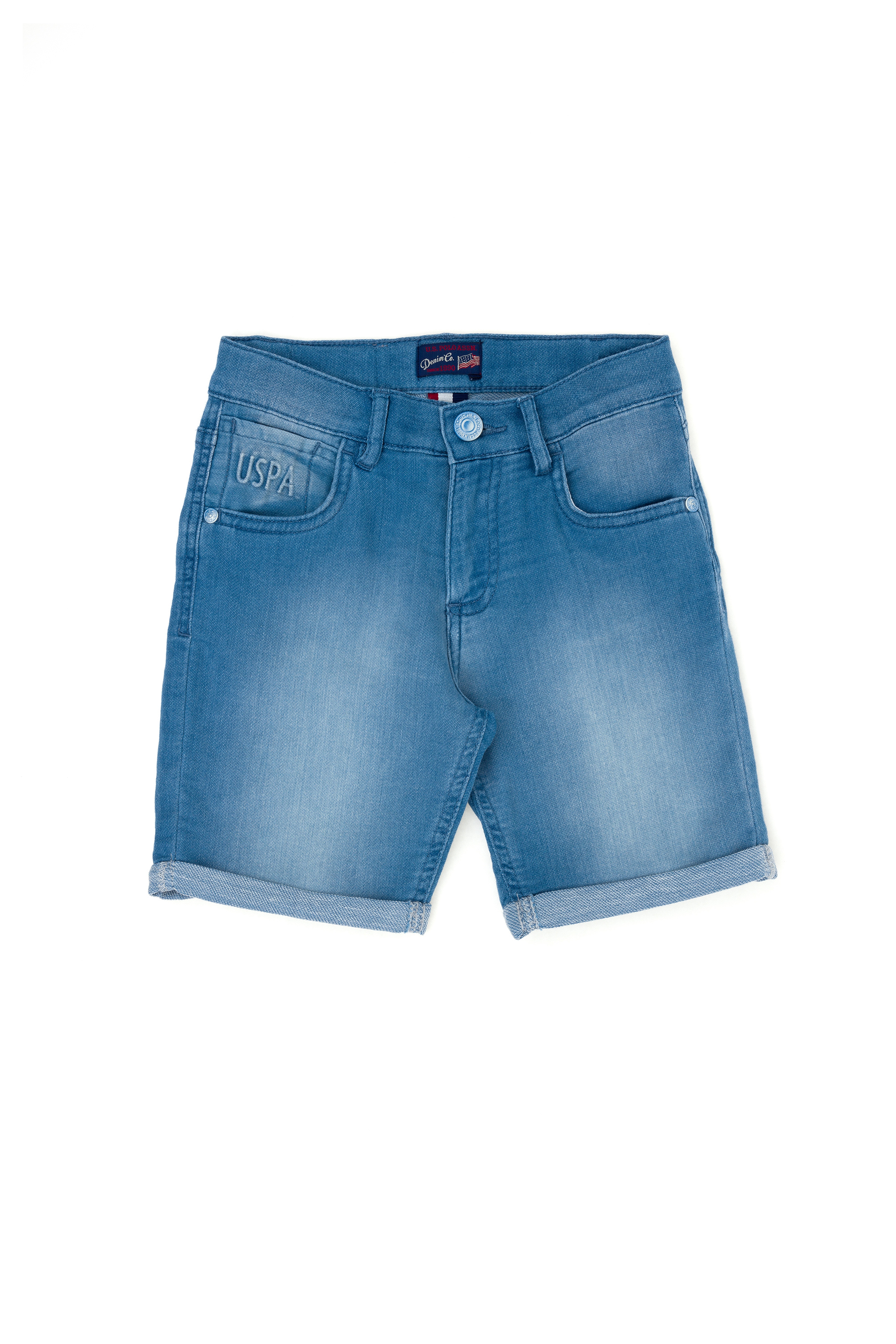 Erkek Çocuk Mavi Jean Şort - Image 1