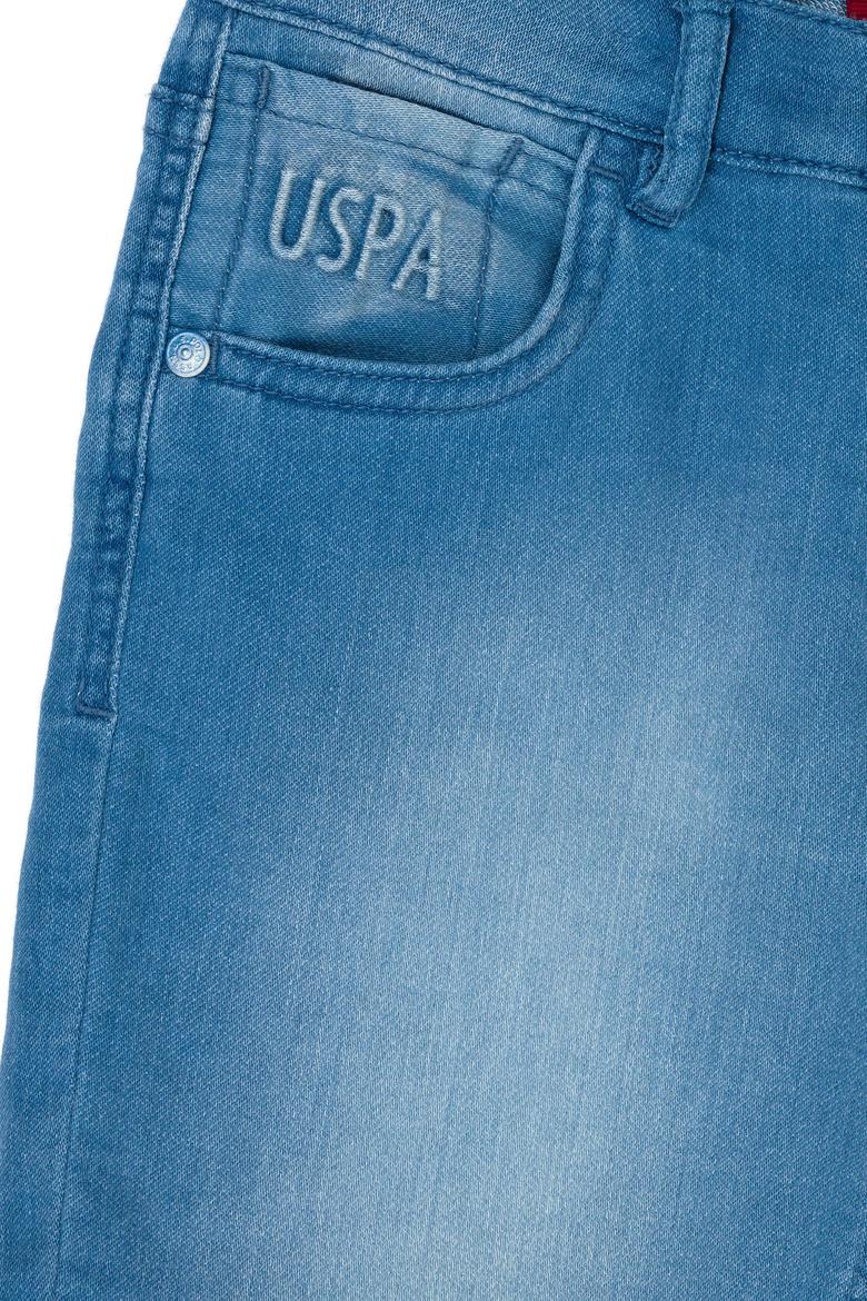 Erkek Çocuk Mavi Jean Şort - 50268859009