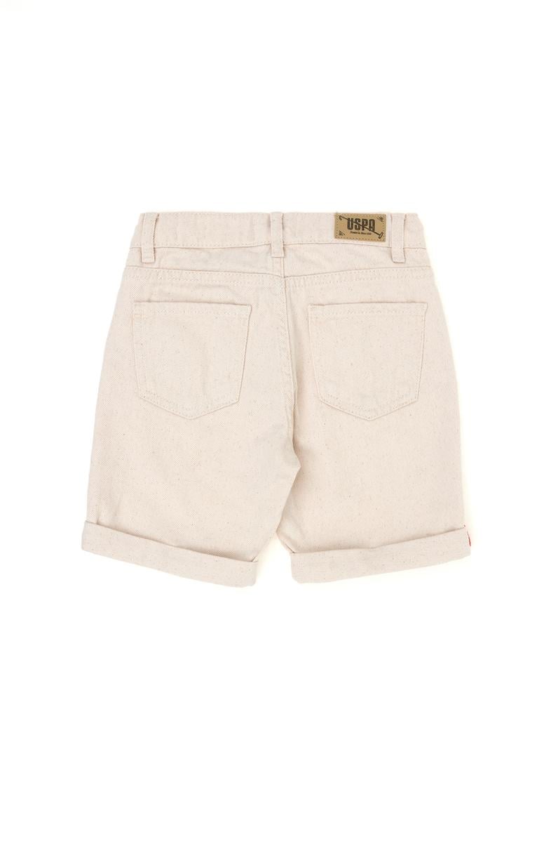 Erkek Çocuk Bej Jean Şort