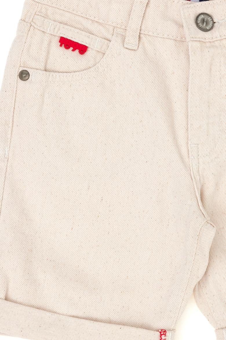 Erkek Çocuk Bej Jean Şort - 50264433021