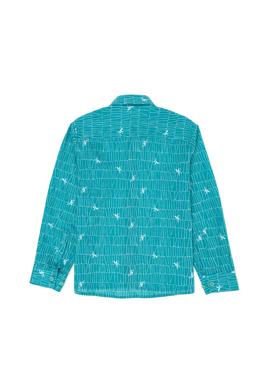 Erkek Çocuk Mint Uzun Kollu Gömlek - 50264504008