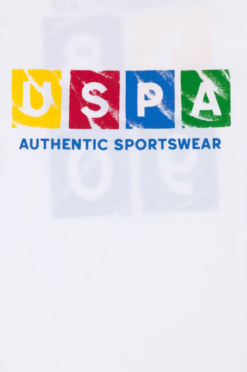 Çocuk Beyaz Bisiklet Yaka Tişört