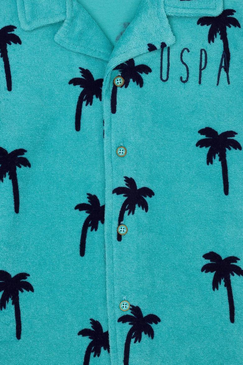 Erkek Çocuk Mint Yeşili Oversize Gömlek - 50263413033