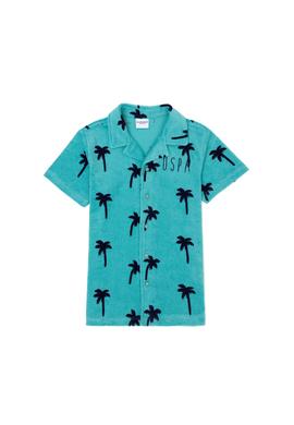 Erkek Çocuk Mint Yeşili Oversize Gömlek - 50263413033