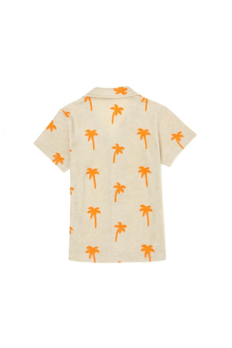 Erkek Çocuk Taş Polo Yaka Gömlek - 50263413052