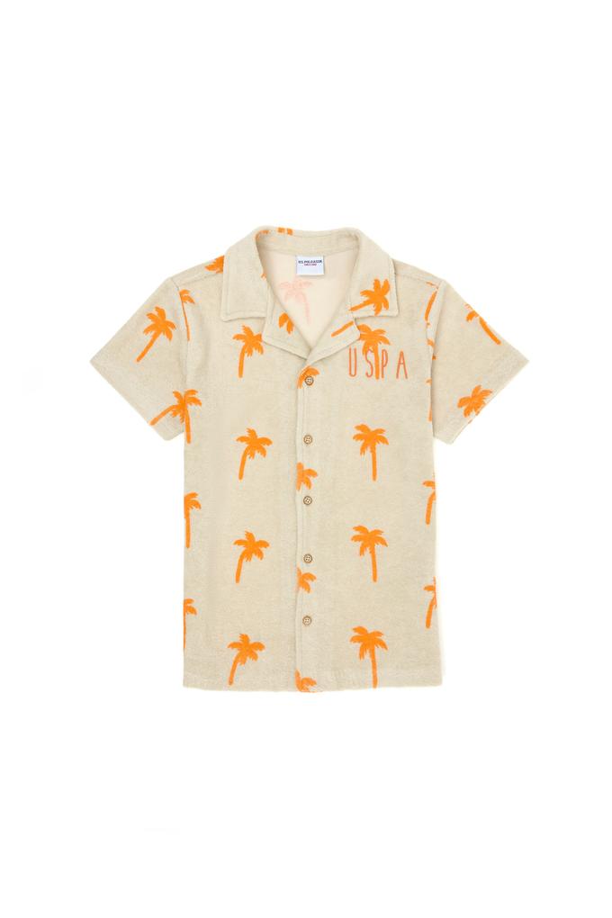 Erkek Çocuk Taş Polo Yaka Gömlek