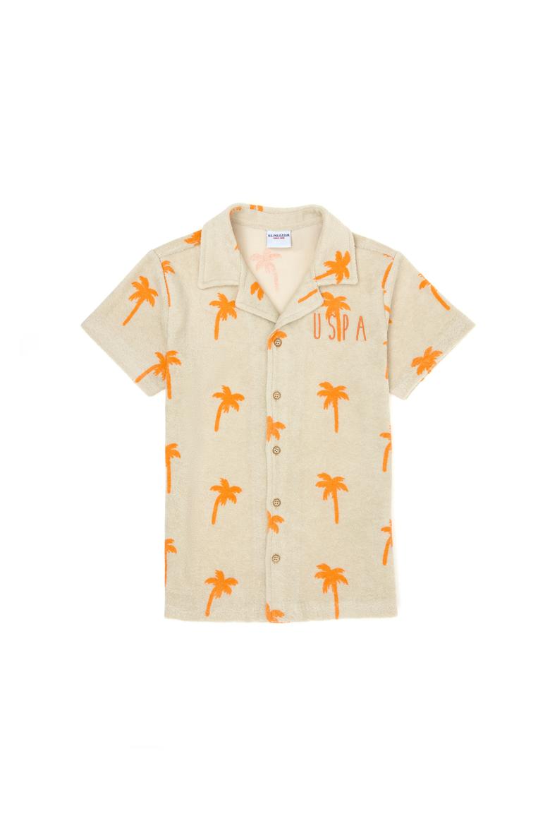 Erkek Çocuk Taş Polo Yaka Gömlek