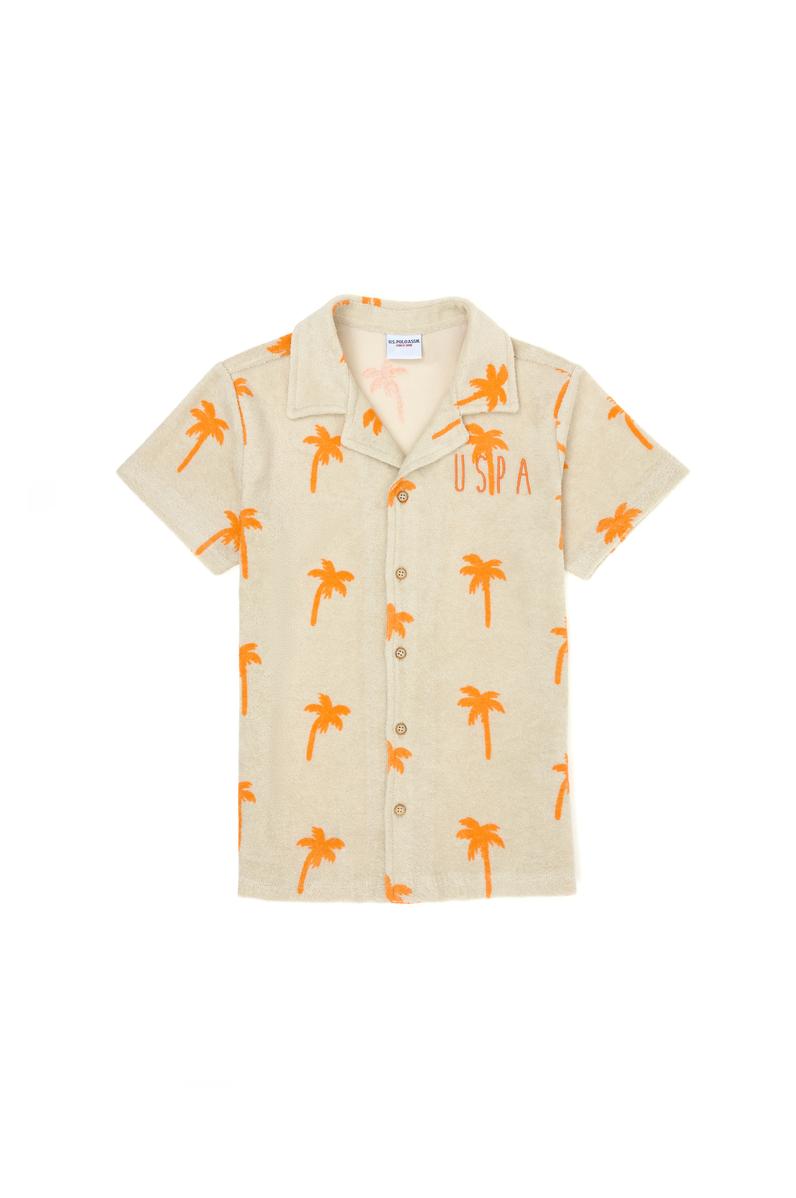 Erkek Çocuk Taş Polo Yaka Gömlek