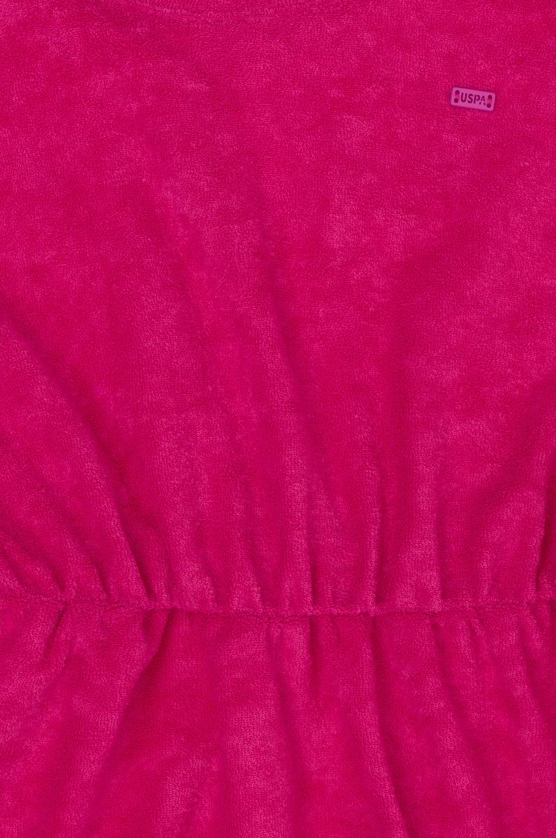 Kız Çocuk Fuşya Örme Elbise