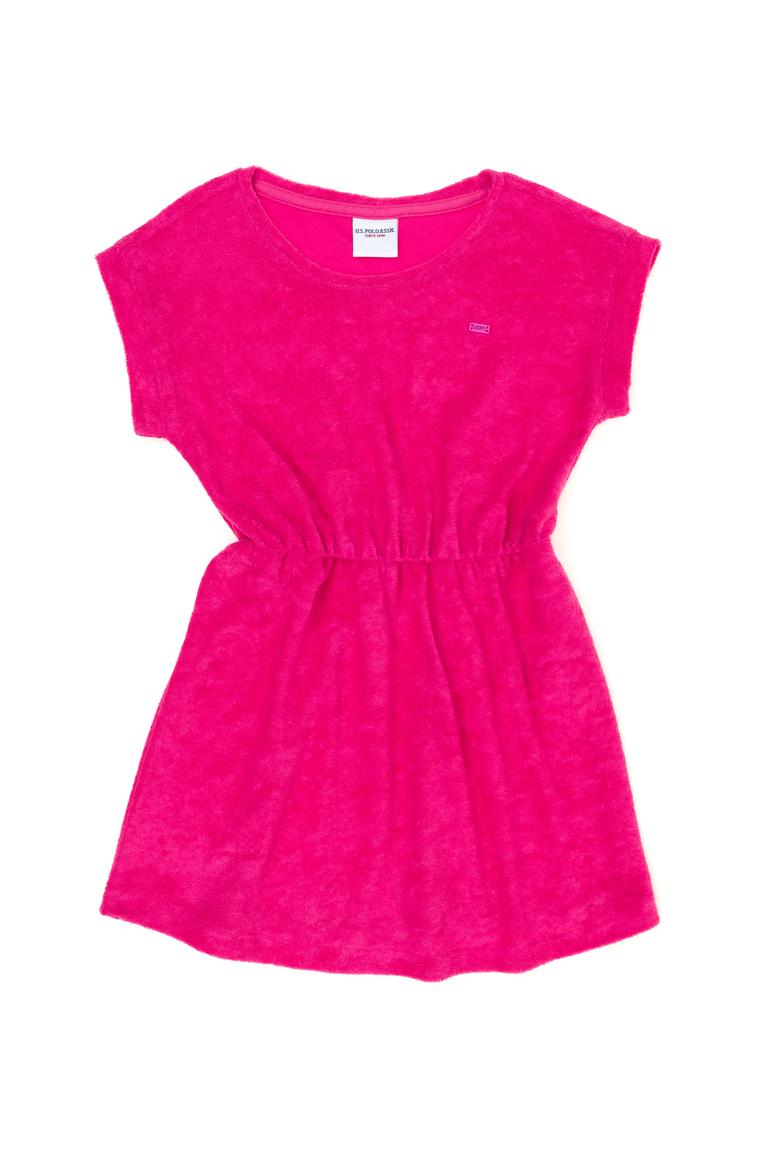 Kız Çocuk Fuşya Örme Elbise