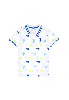Erkek Çocuk Beyaz Polo Yaka Tişört - 50263527020