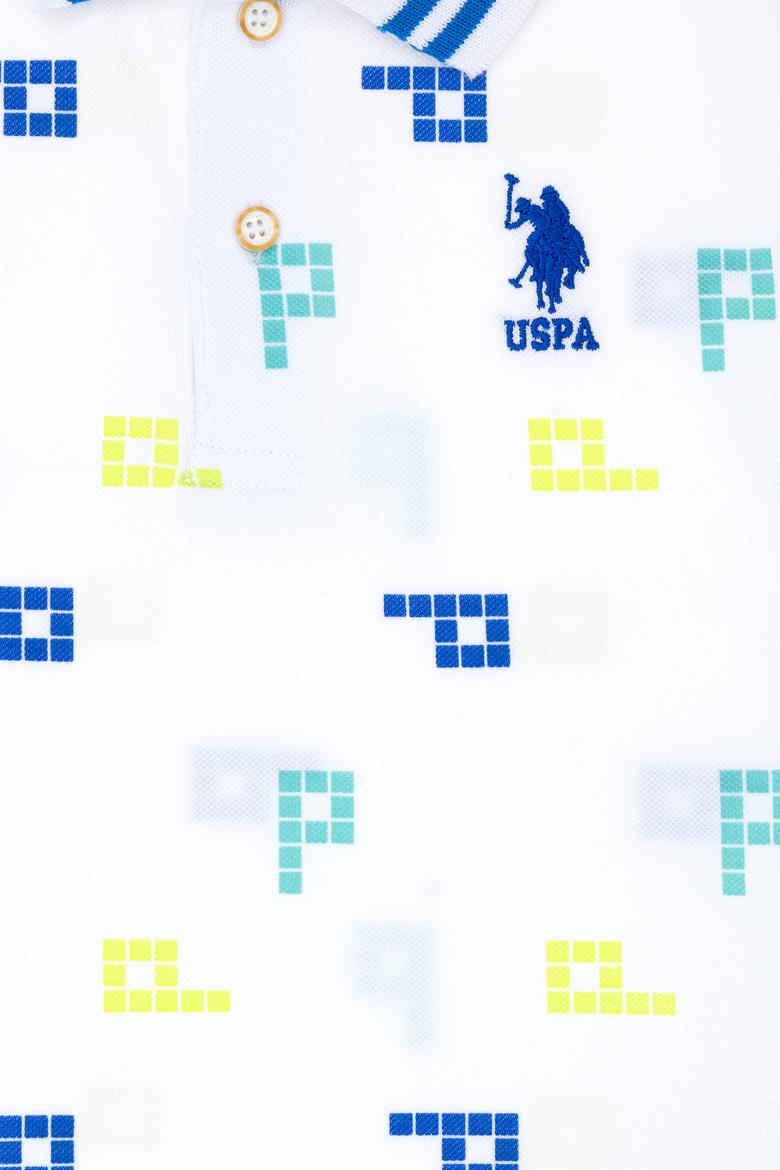 Erkek Çocuk Beyaz Polo Yaka Tişört - 50263527020