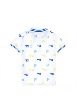 Erkek Çocuk Beyaz Polo Yaka Tişört - 50263527020