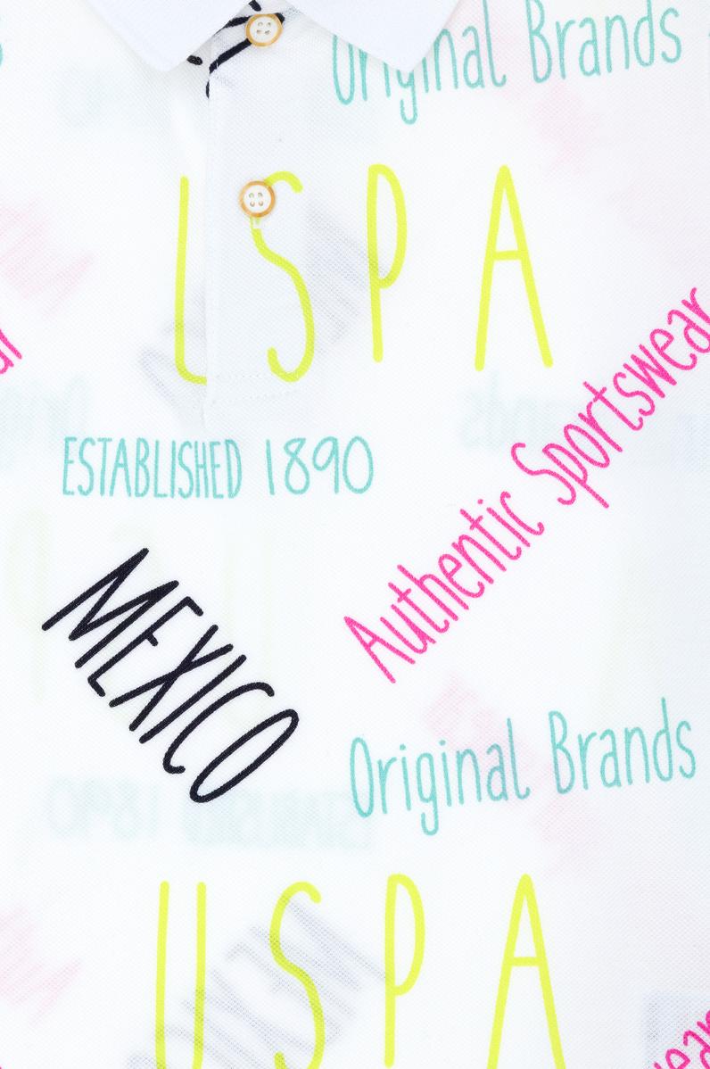 Erkek Çocuk Beyaz Polo Yaka Tişört