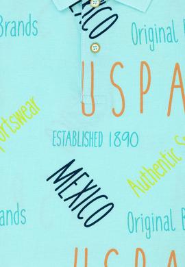 Erkek Çocuk Su Yeşili Polo Yaka Tişört - 50263534026