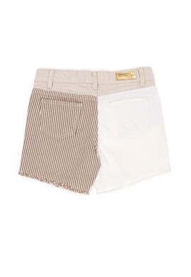 Kız Çocuk Krem Jean Şort - 50263967010