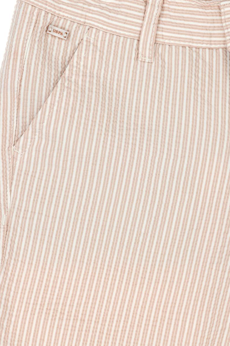 Erkek Çocuk Camel Dokuma Şort