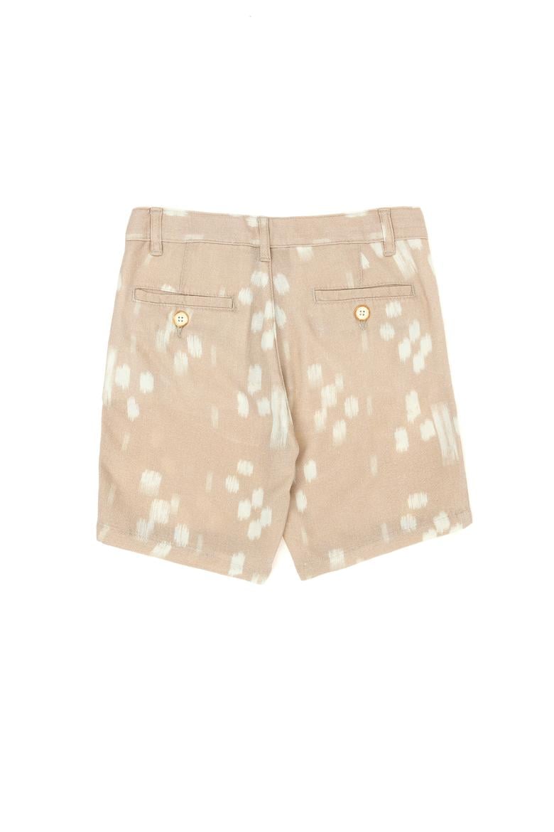 Erkek Çocuk Bej Dokuma Şort - 50264316037