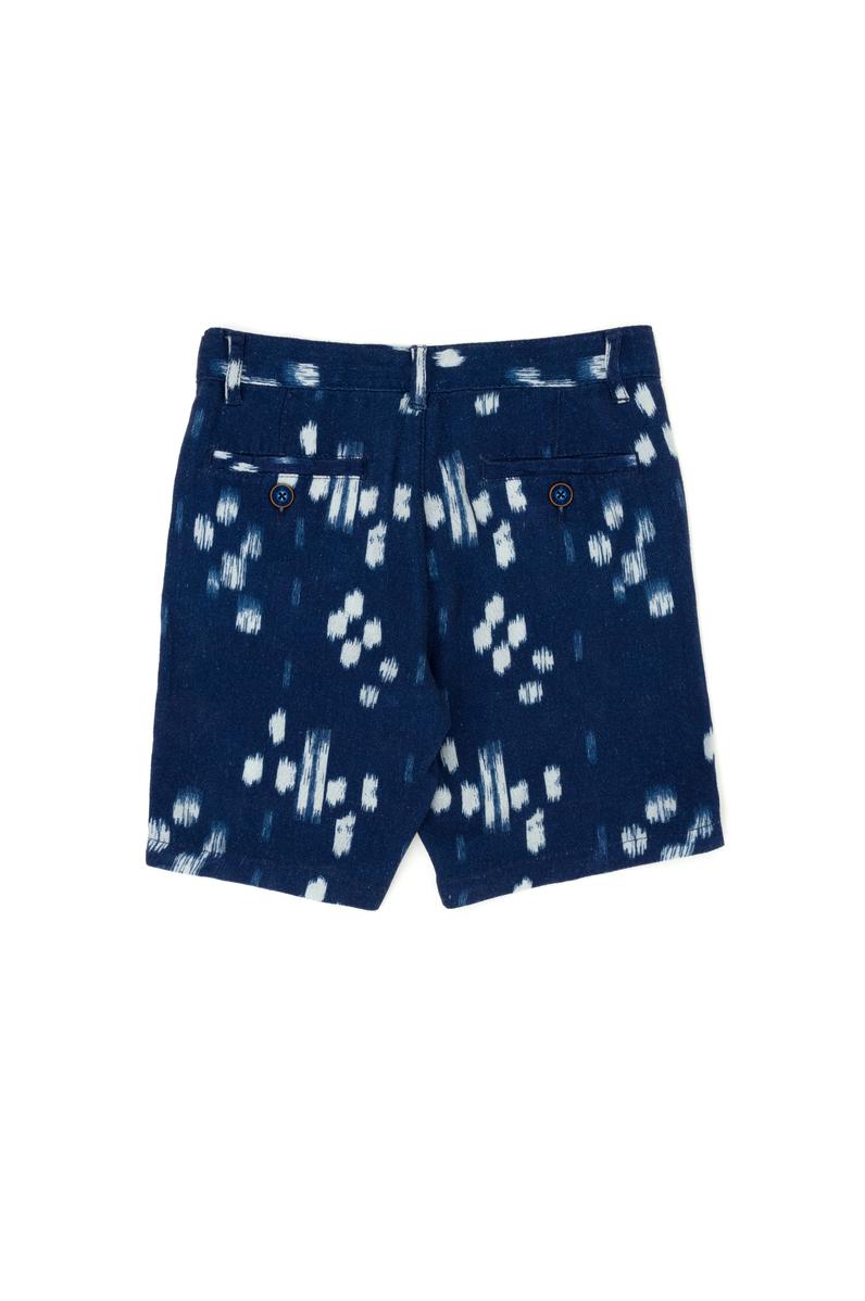 Erkek Çocuk Lacivert Dokuma Şort