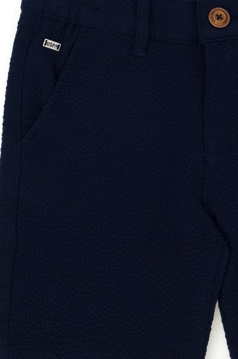 Erkek Çocuk Lacivert Dokuma Şort