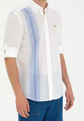 Erkek Beyaz Uzun Kollu Gömlek - 50264069007