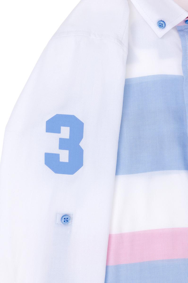 Erkek Çocuk Mavi Uzun Kollu Gömlek