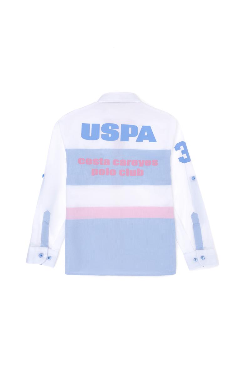 Erkek Çocuk Mavi Uzun Kollu Gömlek - 50264091003