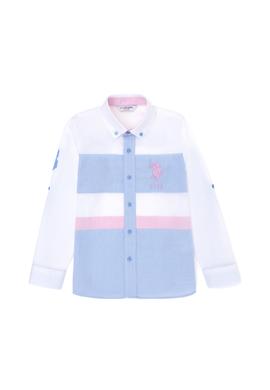 Erkek Çocuk Mavi Uzun Kollu Gömlek - 50264091003